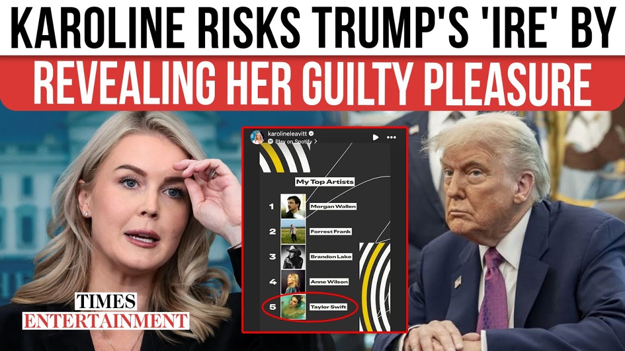 Karoline Leavitt 'BETRAYS' Trump? WH Press Secretary STUNS MAGA With Taylor Swift On Spotify Wrapped