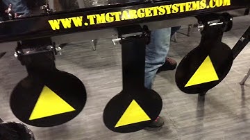 Threat Mitigation Group (TMG) Steel Target System with Stand-Alone Mechanical Reset System!