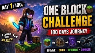 AR PLAYZ 1K  🔥 Minecraft 1 Block Challenge LIVE!Aaj shuru ho raha hai 1 Block