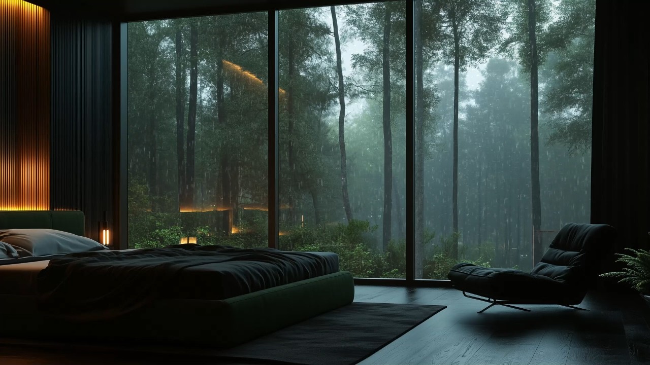 Solitude - Cozy Rain Lofi 🌧️ Smooth Chill Beats for Focus, Study & Relaxation | 4 Hour Mix