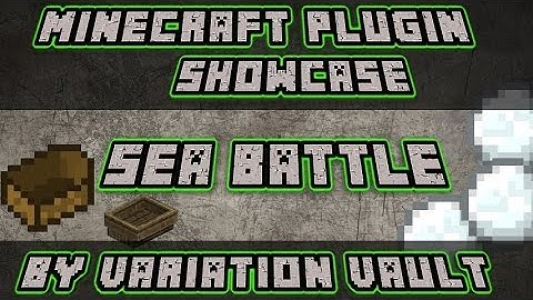 Minecraft Bukkit Plugin - Sea Battle - Paintball in boats!