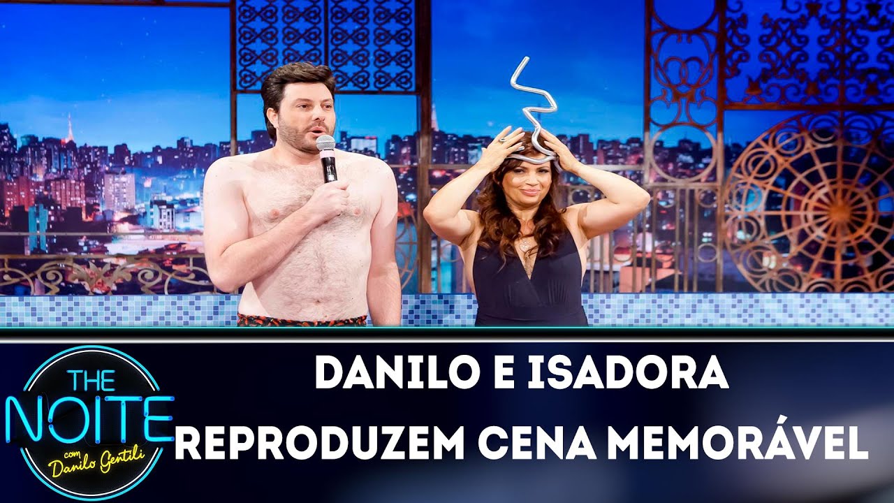 Danilo e Isadora Ribeiro reproduzem cena memorável | The Noite (27/11/18)