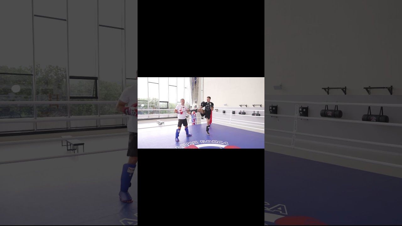 подхват ноги в тайском боксе. полное видео на канале 