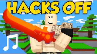 HACKS OFF! (Roblox Parody Of The Rock - Face Off)