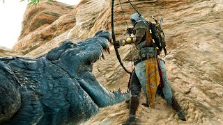 Assassin's Creed Origins Hunting Dangerous Wildlife & Stealth Gameplay Bayek's Outfit Sub Req Ep 164