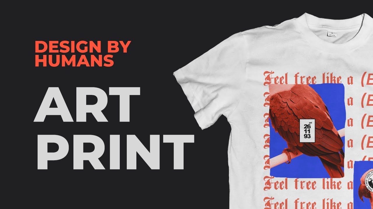 [RUS] ART PRINT • Design by Humans • Стримы по дизайну