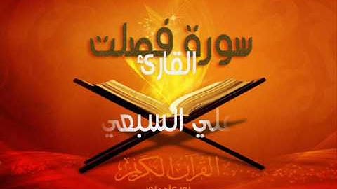 عشائية من سورة فصلت للقارئ علي السبعي
