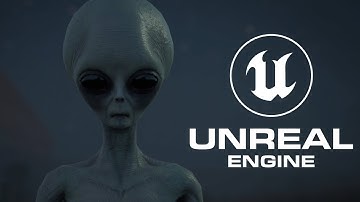 Alien Character In The Desert Cinematic In Unreal Engine 5 | UE5