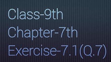Class 9th maths Exercise 7.1 Question no.7  Chapter 7  Triangles by RSK Maths Monitor