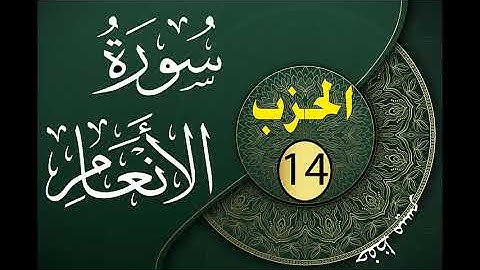 الحزب 14 من القرآن الكريم مكتوب لتثبيت الحفظ