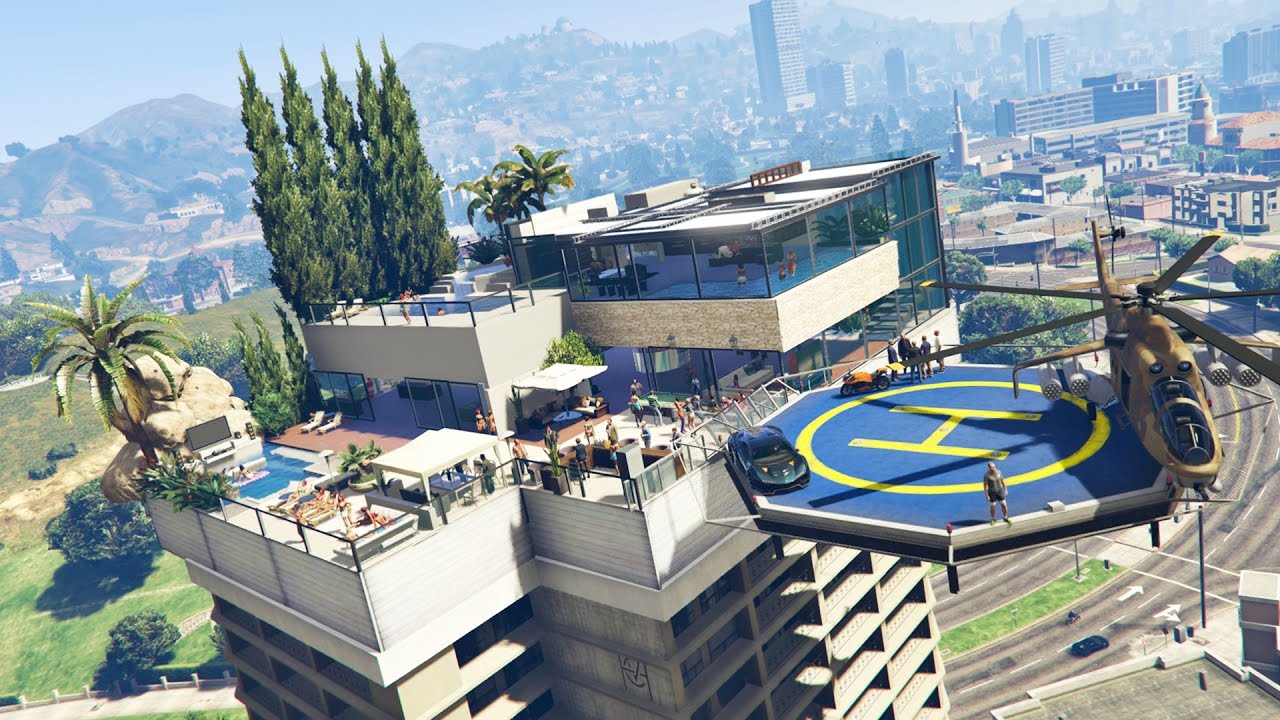 GTA 5 Mods - BILLIONAIRES PENTHOUSES MOD TOUR!! GTA 5 Penthouses Mod Gameplay! (GTA 5 Mods Gameplay)