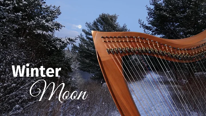 WINTER MOON harp music by Anne Crosby Gaudet