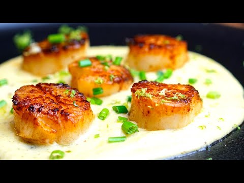 Scallops with Creamy Shallot Sauce - Best Sauce for Scallops hqdefault