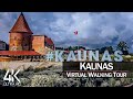 【4K 60fps】VIRTUAL WALKING TOUR: 🚶 «Kaunas - Lithuania 2021» 🎧 Binaural Sounds 📺 Ultra HD (2160p)