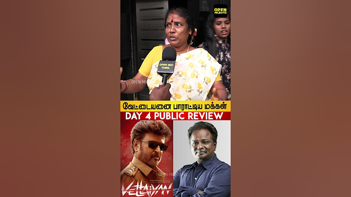 Day 4 Vettaiyan Public Review  Vettaiyan movie Public speech  Super Star RajiniKanth 3