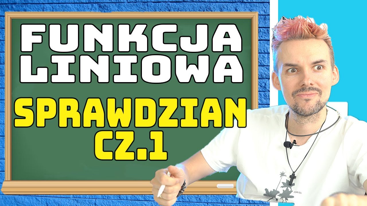 Funkcja Liniowa Sprawdzian Oficyna Edukacyjna FUNKCJA LINIOWA - Sprawdzian - PART I - YouTube