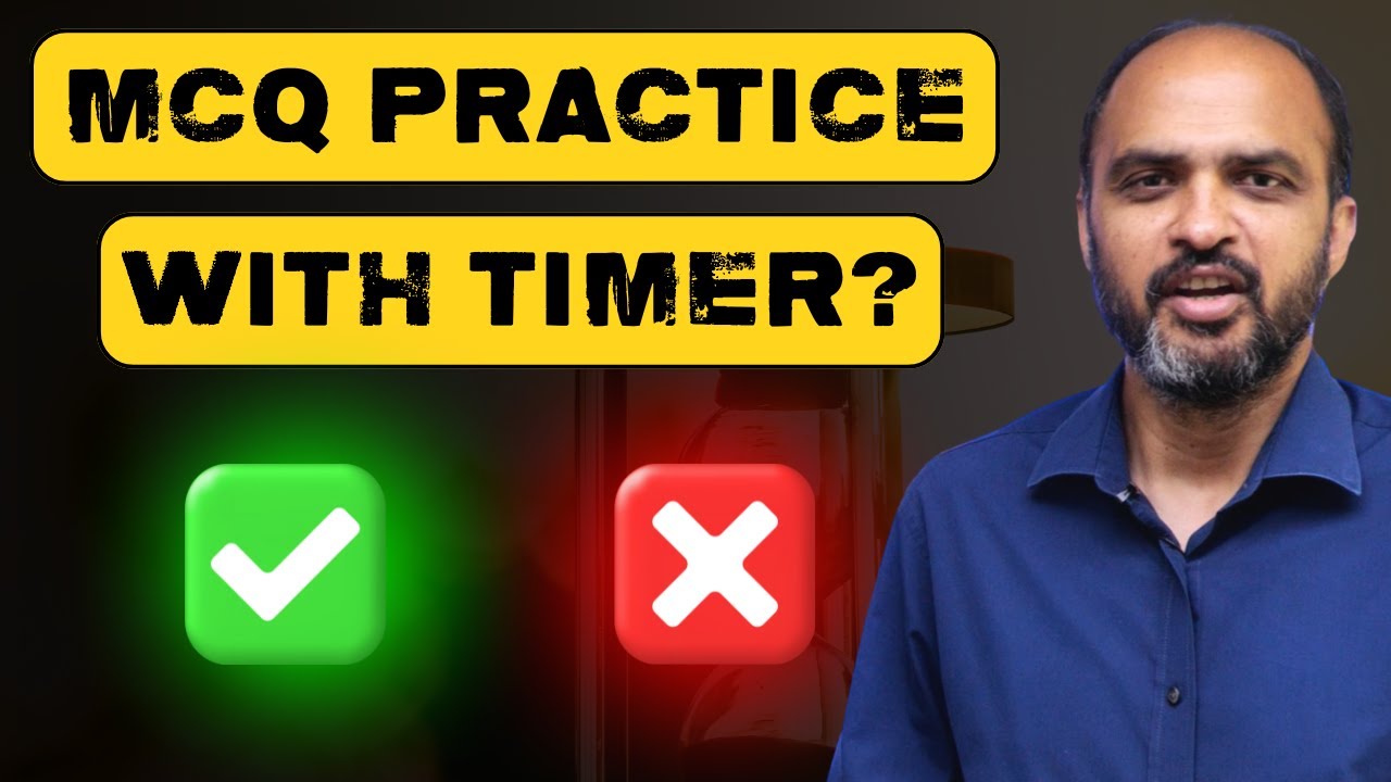 Should you Practice MCQs With OR Without Alarm Clock during NEET preparation? YouTube