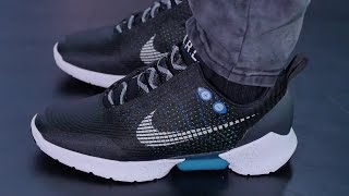 First Look: Nike's POWER-LACING Shoe - Nike HyperAdapt 1.0 - YouTube