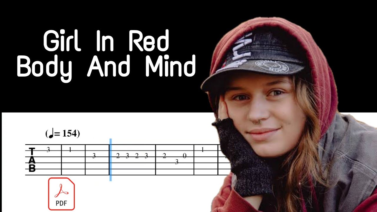 Body And Mind Girl in Red Easy Guitar Tabs YouTube