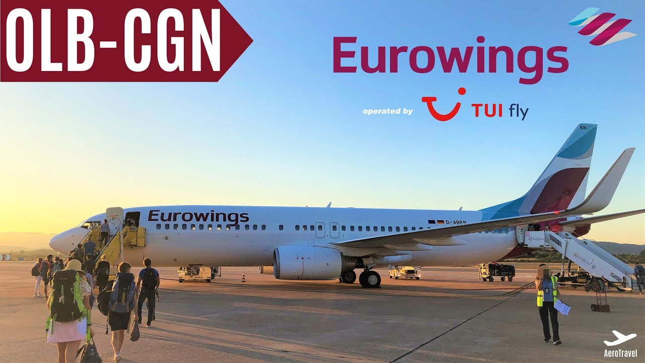 Eurowings Tripreport Boeing 737 8 Operated By Tuifly More Legroom Olbia Cologne Bonn 4k Youtube