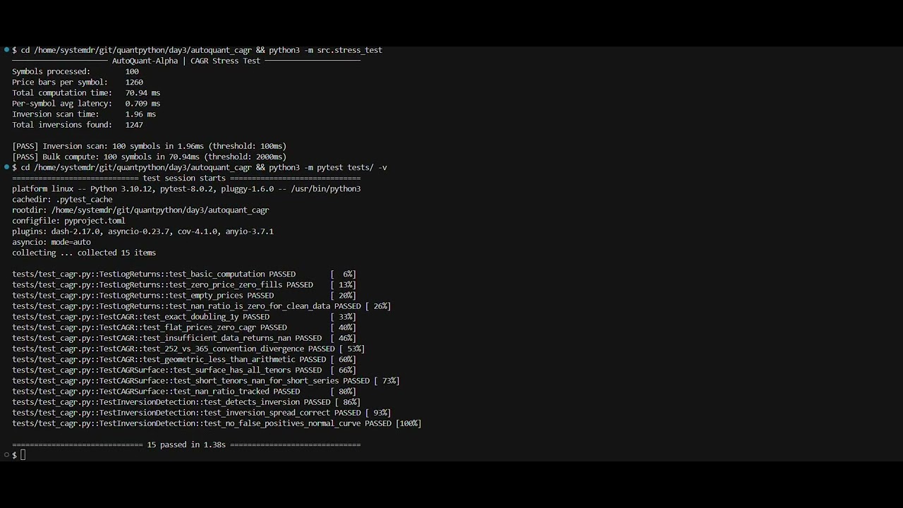 Day 3 — Yield Curves: Coding the CAGR Module - YouTube