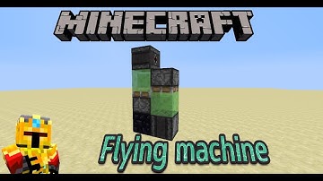 Minecraft | Vertical Bidirectional Flying machine