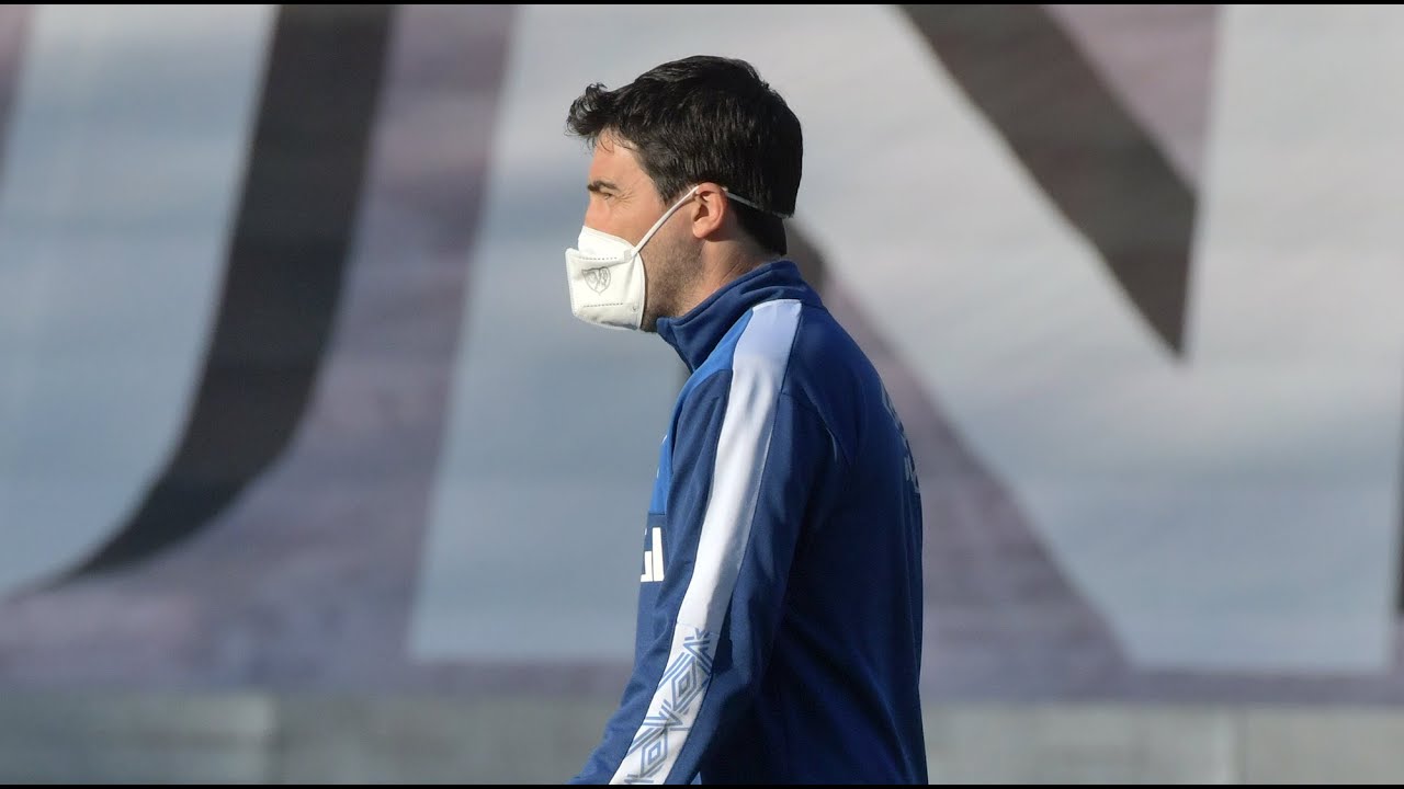 Iraola en la previa del Rayo - Girona - YouTube