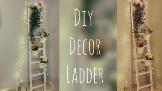 Transform your home with a handmade wooden ladder|Diy ladder plant stand