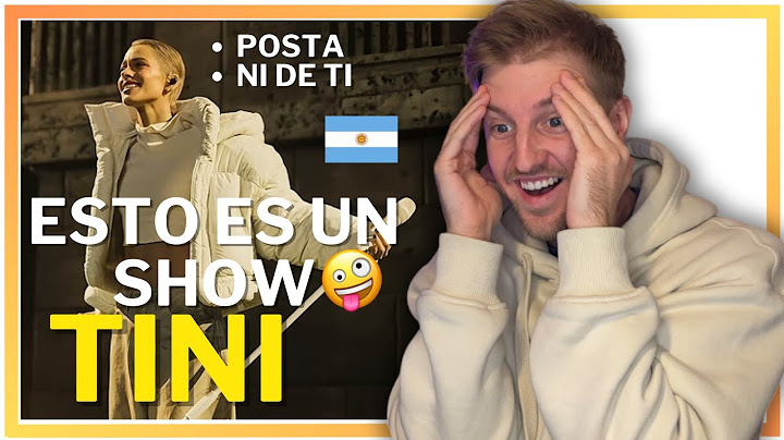 *Reacción* TINI - Posta x Ni De Ti (LIVE)