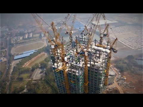 Watch China’s 57-Story Skyscraper Built in 19 Days Timelapse