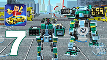 Block City Wars - Gameplay Walkthrough Part 7 - Robot Clash (Android Games)