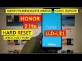 Hard reset Honor 9 lite Удаление пароля Honor LLD-L31 Сброс настроек
