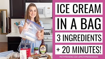 Ice Cream in a Bag - 3 Ingredients!