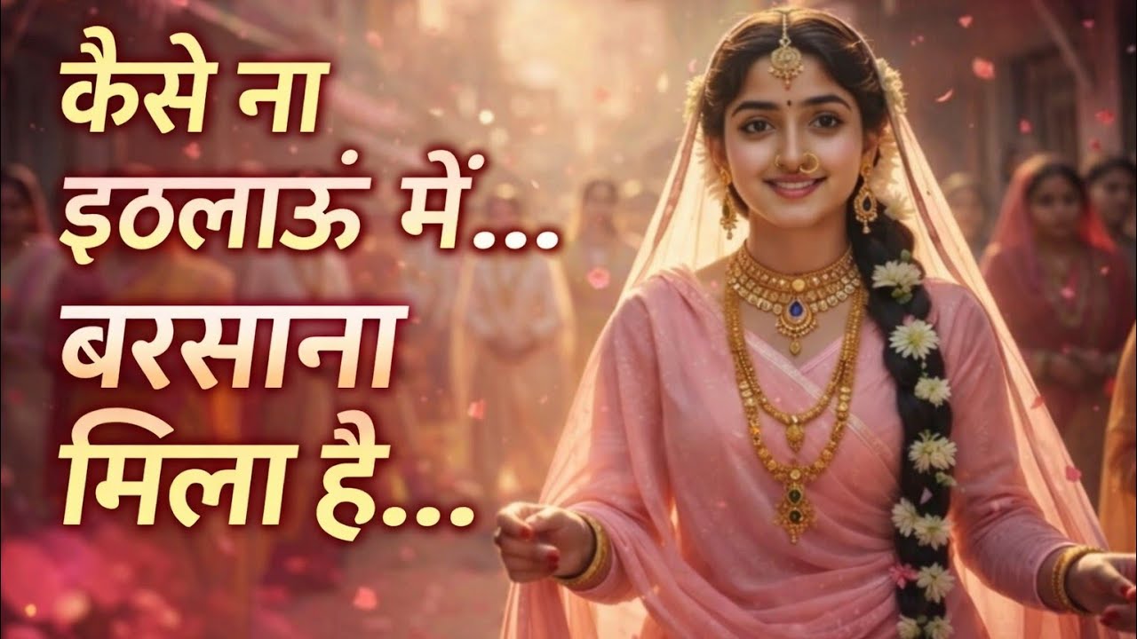 कैसे न इठलाऊं मैं | बरसाना मिला है | Radha Rani Bhajan | Barsana Special Bhajan