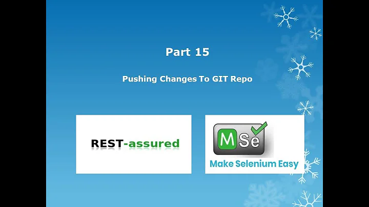 15. Push Changes To GIT Repo From Eclipse Project