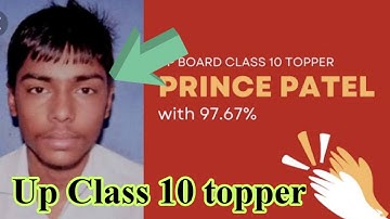 Up board class 10 topper