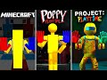 Evolution of player in all games  poppy playtime minecraft project playtime