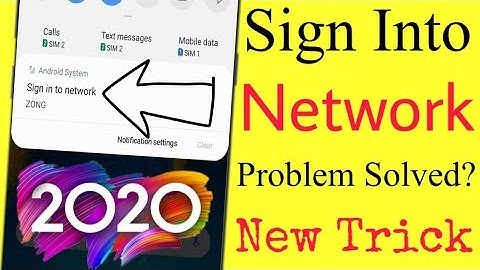 Sign into network | Sign into network problem solved on android | 2025 | Urdu/Hindi 🔥 Problem solved