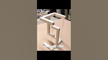 Tensegrity Table! | The Harsh | #tensegrity  #science