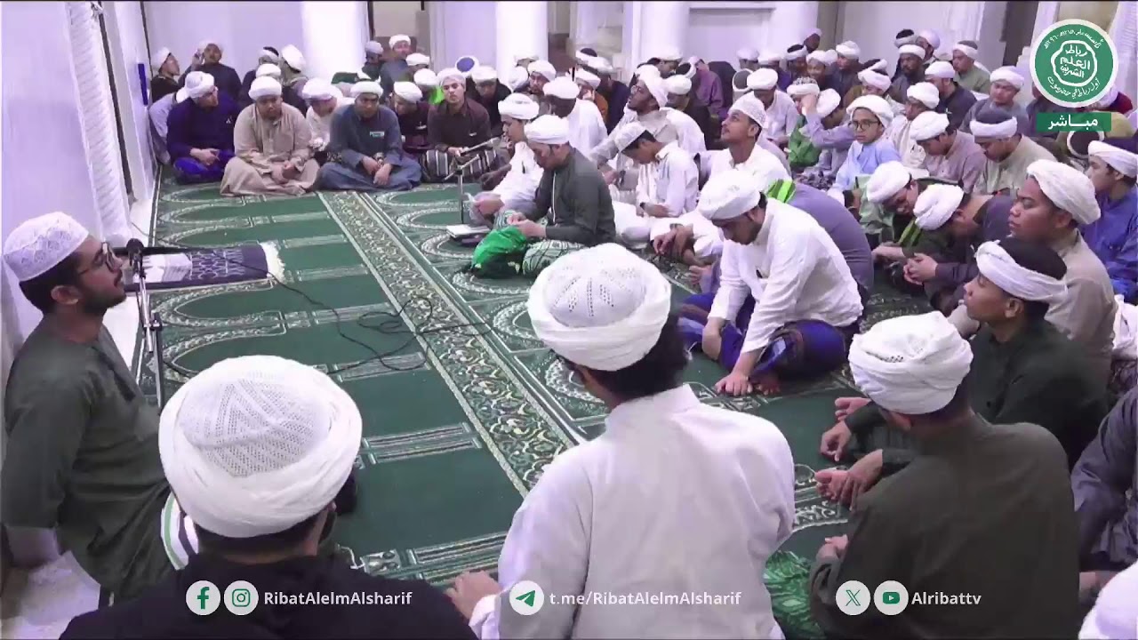 مباشر :وهبة الختمة: الحبيب طه بن علي السقاف الشيخ حسن هيتو السيد علي بن الشيخ أبوبكر وأهل غزوة بدر