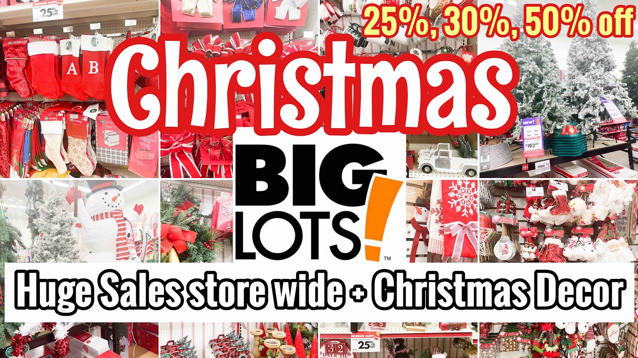 Sale! BIG LOTS CHRISTMAS DECOR 2022 | BIg LOTS SHOP WITH ME 2022 ...