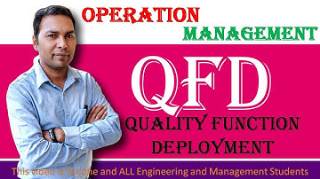 OM27 Detailed Concept of Quality Function Deployment #QFD #operationmanagement #industrial