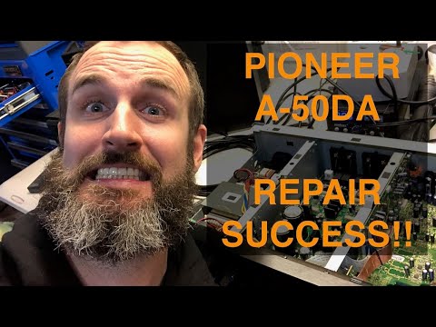 Pioneer A-50DA-K No Audio Repair