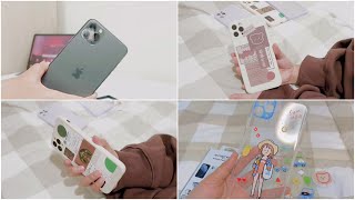 [ ENG ] Aesthetic 🍁 Unboxing 🌼 Iphone 11 pro max 🌱 & Accessories 🍀|| #iphoneunboxing #iphone