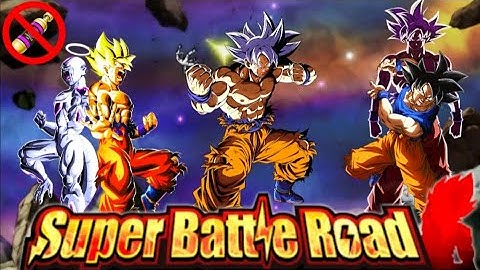LR RAINBOW MUI GOKU!!! VS SBR REPRESENTATIVES OF UNIVERSE 7 NO ITEMS RUN!! (DBZ: DOKKANBATTLE)