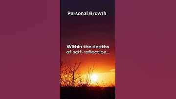 Within the Depths of Self-Reflection: Discovering the Key to Unlocking Your True Potential #shorts