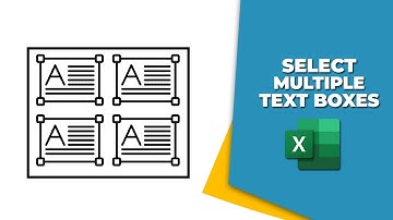 How to select multiple text boxes and move at once in Excel