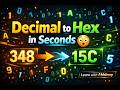 Decimal to Hex in Seconds 😳 | LeetCode 405