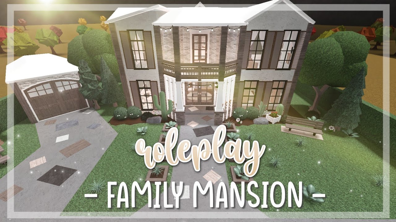 Family Roleplay Mansion - Bloxburg [roblox] Speedbuild | TheCandyKitty ...