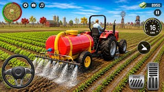 Modern Tractor Farming Driving Simulator 3D: New Farm Tractor Transport Games – Android Gameplay screenshot 4
